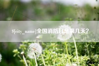 长沙全国消防日是第几天？