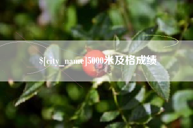 长沙5000米及格成绩