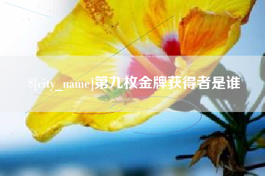 长沙第九枚金牌获得者是谁
