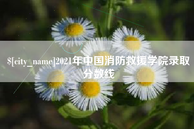 长沙2021年中国消防救援学院录取分数线