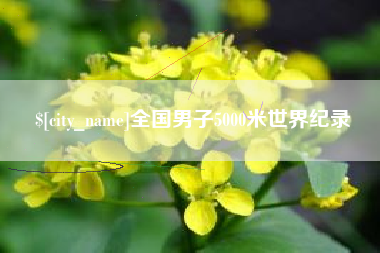 长沙全国男子5000米世界纪录
