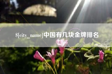 长沙中国有几块金牌排名