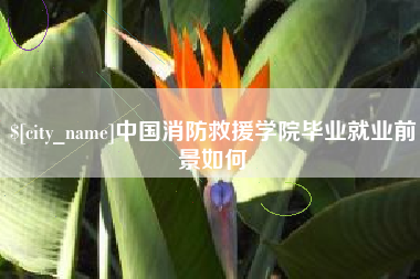 长沙中国消防救援学院毕业就业前景如何