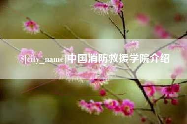 长沙中国消防救援学院介绍