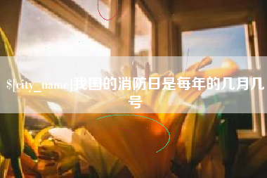 长沙我国的消防日是每年的几月几号