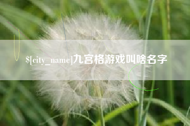 长沙九宫格游戏叫啥名字