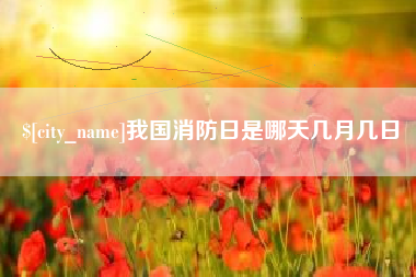 长沙我国消防日是哪天几月几日