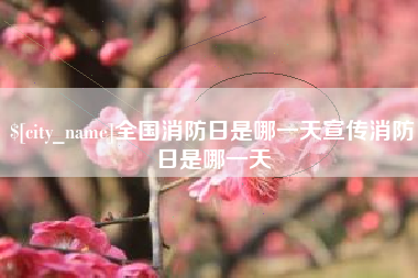 长沙全国消防日是哪一天宣传消防日是哪一天