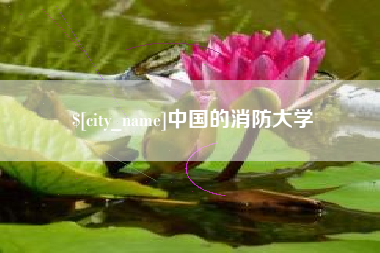 长沙中国的消防大学