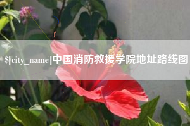 长沙中国消防救援学院地址路线图