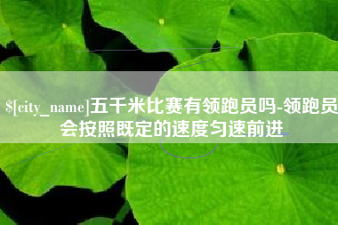 长沙五千米比赛有领跑员吗-领跑员会按照既定的速度匀速前进