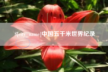 长沙中国五千米世界纪录