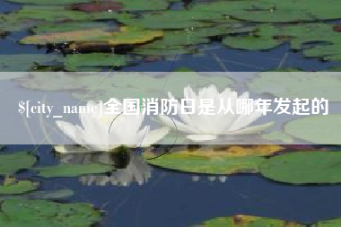 长沙全国消防日是从哪年发起的