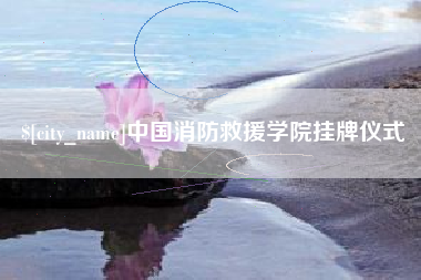 长沙中国消防救援学院挂牌仪式