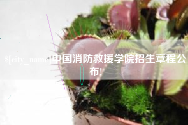 长沙中国消防救援学院招生章程公布!